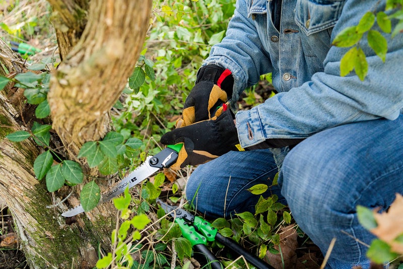 Hooyman MegaBite 8â€ Handsaw with Heavy Duty Construction, High Carbon Steel Blade, Impulse Hardened Teeth, and Ergonomic Over-Molded Handle for Camping, Hunting, Tree Trimming, Pruning, and Outdoors - Image 1